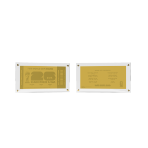 FIFA World Cup 2026™ Gold Metal Replica Ticket