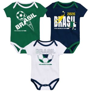 FIFA World Cup 2026™ Brazil Onesie 3 Pack - Infant