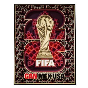 FIFA World Cup 2026™ Canada Host Country Emblem 3D Wood Art Frame