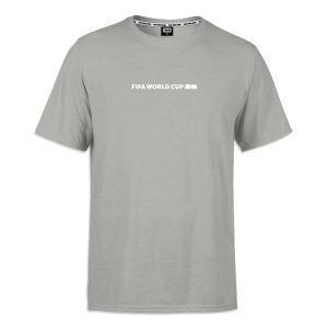 FIFA World Cup 2026™ Vertical Abstract Grey T-Shirt - Unisex