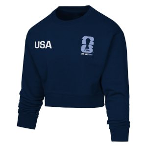 FIFA World Cup 2026™ USA Emblem Crew Crop Sweatshirt - Women's