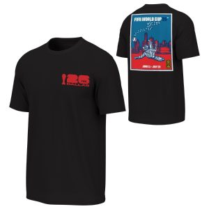 FIFA World Cup 2026™ Dallas Poster Black T-Shirt - Unisex